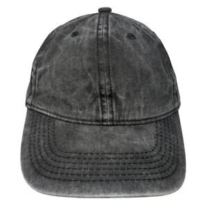 AOSMI Slideback Baseball Cap Gray One Size Adjustable Vented Holes 6 Panel